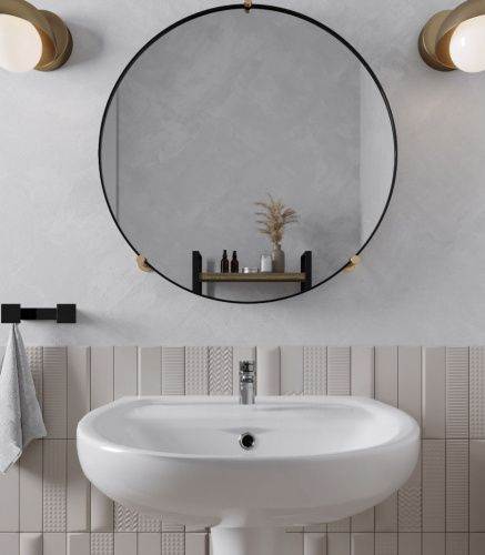 Раковина из сантехнического фарфора Santeri Версия 131115S0011B0 60х50 подвесная цвет белый 1 отверстие под смеситель - фото 3