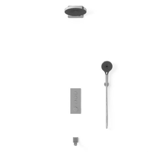 Душевая система Vincea VSFW-433TI1CH встраиваемая в стену цвет хром с термостатом - фото 2