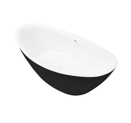 Ванна акриловая Grossman Galaxy GR-1402MB 180х85 отдельностоящая овальная с каркасом