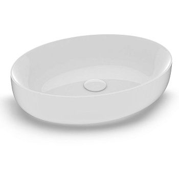 Раковина керамическая Olympia Metamorfosi MET42O6001 60х40 накладная цвет белый