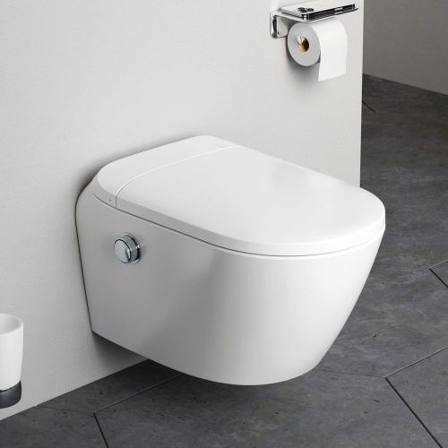 Унитаз подвесной Am.Pm Sensation CCC301700SC белый с сиденьем микролифт безободковый каскадный смыв