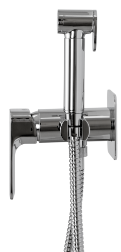 Гигиенический душ со смесителем Daniel TA645BP4DCCR хром - фото 2