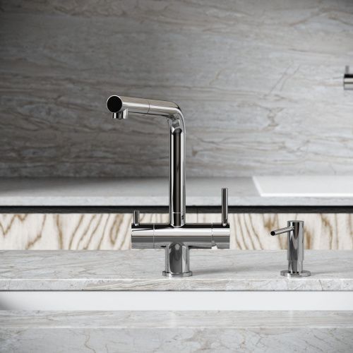 Смеситель для кухни Sancos Spin SC4015CH на мойку хром - фото 4