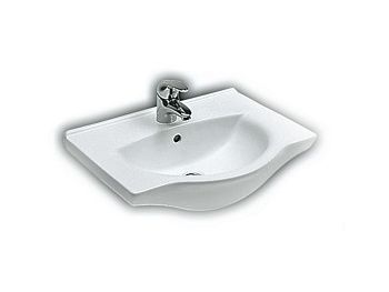 Раковина из сантехнического фаянса Hatria SOPHIE Y0HG01 60х50 подвесная цвет белый 1 отверстие под смеситель