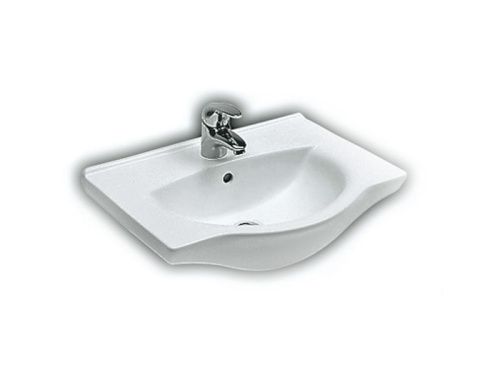 Раковина из сантехнического фаянса Hatria SOPHIE Y0HG01 60х50 подвесная цвет белый 1 отверстие под смеситель