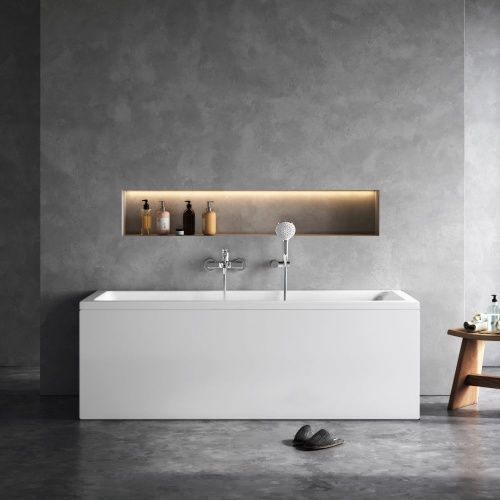 Ванна акриловая Am.Pm Gem W93A-170-070W-A 170х70 пристенная прямоугольная без каркаса - фото 4