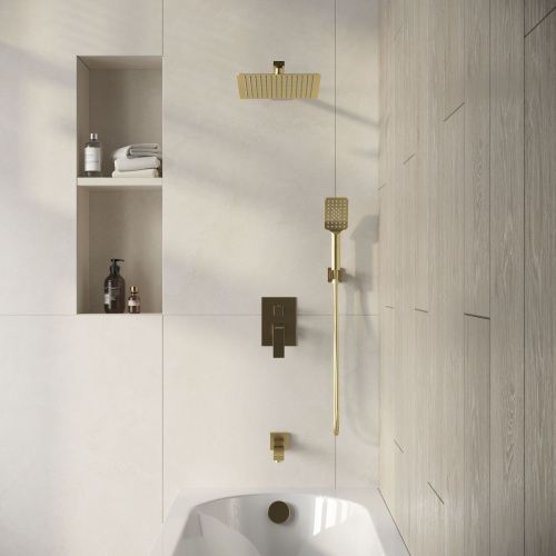 Душевая система Grossman Style 501.K35.05.320 встраиваемая в стену цвет золото - фото 4