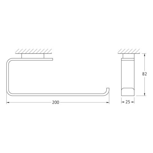 Полотенцедержатель Artwelle REGEN 8313 - фото 2