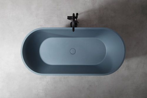 Ванна из искусственного камня Abber Frankfurt AM9941G 170х75 отдельностоящая овальная с каркасом - фото 3