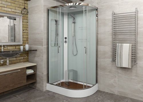 Душевая кабина AvaCan A102L 120х80 асимметричная с крышей ориентация левая - фото 2