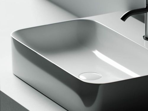 Раковина из сантехнического фарфора Ceramica Nova AURA CN2001 61х48 подвесная цвет белый 1 отверстие под смеситель - фото 3