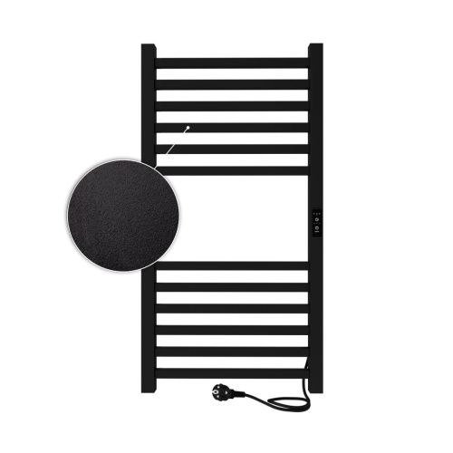 Полотенцесушитель электрический Indigo Attic LСLATCE80-40BRRt 45х80 черный - фото 2