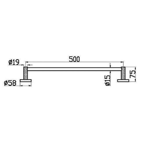 Полотенцедержатель Boheme Uno 10972-NB - фото 2