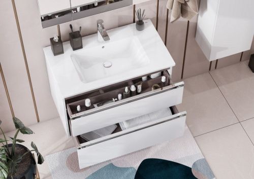 Раковина из сантехнического фарфора Roca The Gap 73279A4000 80х50 накладная цвет белый - фото 4