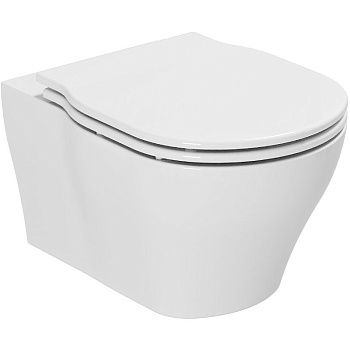 Чаша унитаза подвесная Azzurra Jubilaeum XLVKSPE00000BI/(XL100/SOSK) цвет белый без сиденья душевой смыв