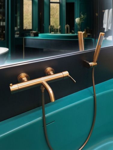 Смеситель для ванны AltroBagno Unione AltroBagnoUnione0223BC настенный медь - фото 2