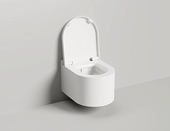 Унитаз подвесной Salini GEMELLI 240121KMF белый с сиденьем микролифт безободковый смыв торнадо