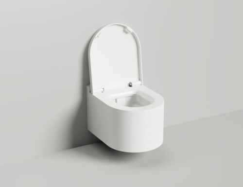 Унитаз подвесной Salini GEMELLI 240121KMF белый с сиденьем микролифт безободковый смыв торнадо