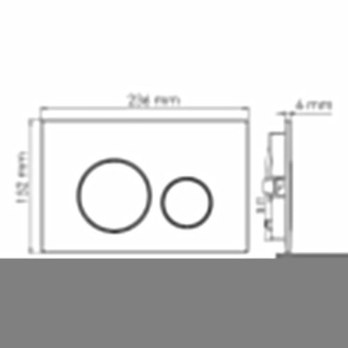 Встраиваемый смывной бачок WasserKRAFT  10TLT.031.ME.PB02 - фото 3