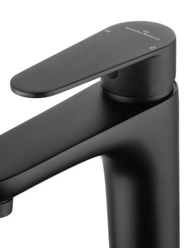 Смеситель для раковины Wonzon & Woghand Alfa WW-A40232-MB на столешницу черный - фото 4