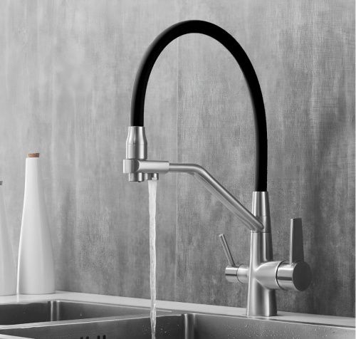 Смеситель для кухни BOCH MANN ELSE BN BM10426 на мойку никель - фото 2