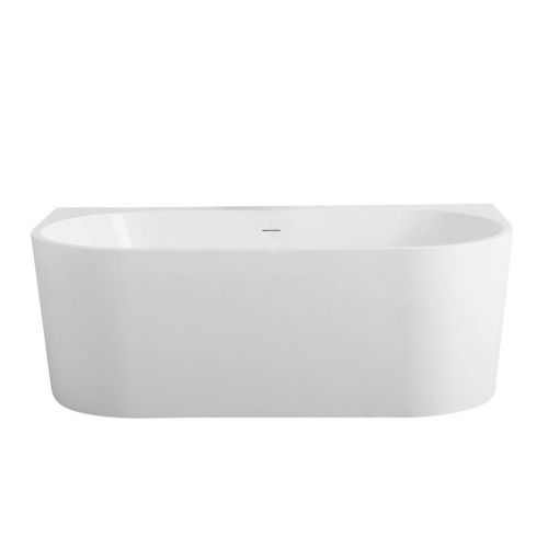 Ванна акриловая Art&Max Messina AM-MESSINA-1700-870 170х90 пристенная овальная - фото 2