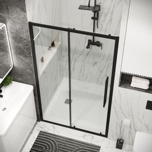 Душевая дверь Grossman Cosmo 100.K33.02.120.21.00 120х195 стекло прозрачное профиль черный - фото 5