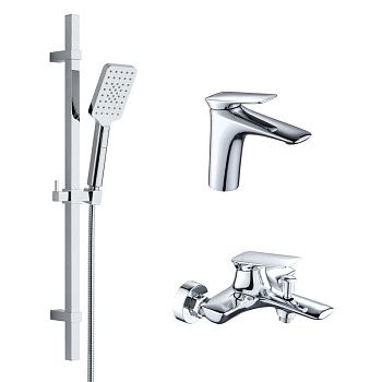 Душевая стойка Bond Cube B03-5300 настенная цвет хром