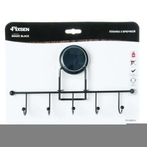 Крючок для ванной Fixsen Magic black FX-45005-5 - фото 2