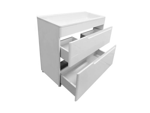 Тумба с раковиной Эстет Kare Luxe ФР-00007071 70х50 напольная цвет белый - фото 3