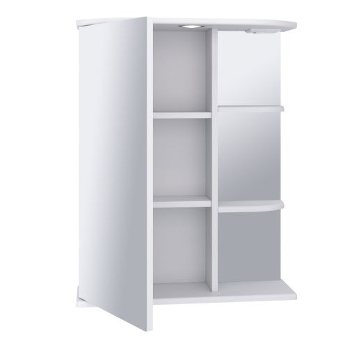 Зеркало-шкаф Runo Магнолия 00000000030 60х80 подвесной цвет белый - фото 2