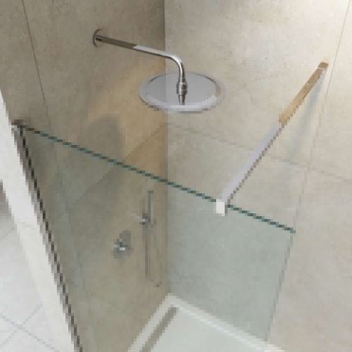 Душевая перегородка Cezares LIBERTA LIBERTA-L-1-90-120-C-Cr 90х195 стекло прозрачное профиль хром глянцевый - фото 2