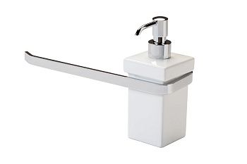 Полотенцедержатель + дозатор Stil Haus Mizar MZ69D(08-BI)