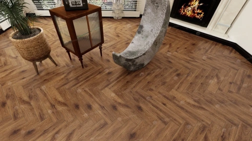 Ламинат Alpine Floor Herringbone 12 LF105-11 Дуб Умбрия толщина 1.2 см 34 класс 600х100 - фото 2
