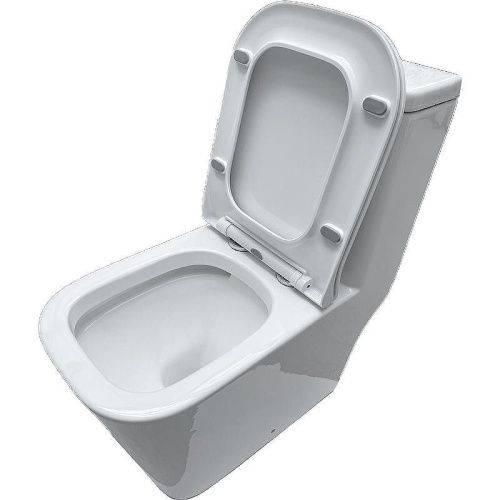 Унитаз-компакт напольный с бачком Тритон Mono Щ0000057977 белый с сиденьем микролифт безободковый каскадный смыв - фото 3