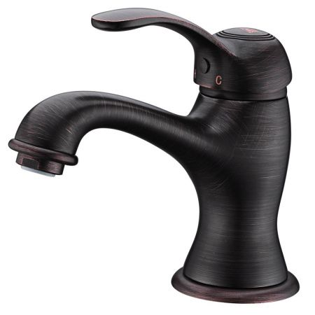 Смеситель Wasserkraft Isar 1300 1303 на раковину бронза