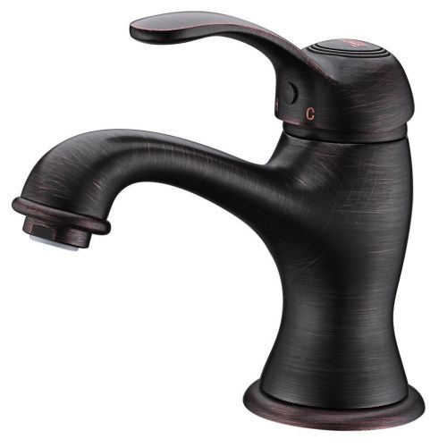 Смеситель Wasserkraft Isar 1300 1303 на раковину бронза - фото 5