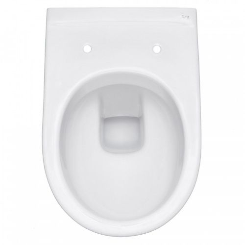 Чаша унитаза подвесная Roca Victoria 734630300R цвет белый без сиденья смыв торнадо - фото 5