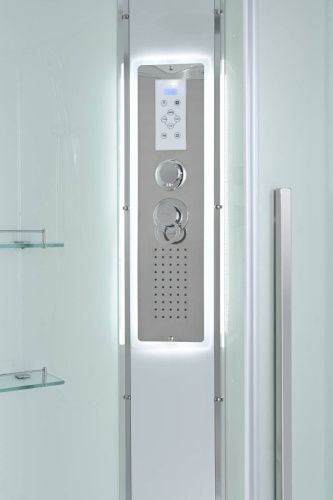 Душевая кабина AvaCan EM EM3090LED 90х90 четверть круга с крышей ориентация универсальная - фото 5