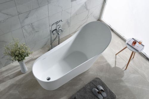 Ванна из искусственного камня Timo KIRSTI KIRSTI1785R 180х75 отдельностоящая овальная - фото 4