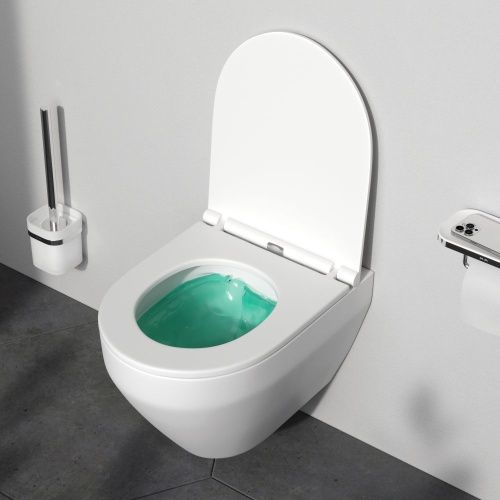 Унитаз подвесной Am.Pm Spirit V2.0 C701700SC белый с сиденьем микролифт безободковый каскадный смыв - фото 3