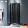 Душевой уголок Am.Pm Like W83G-333-095CG 95х95 стекло тонированное профиль хром без поддона