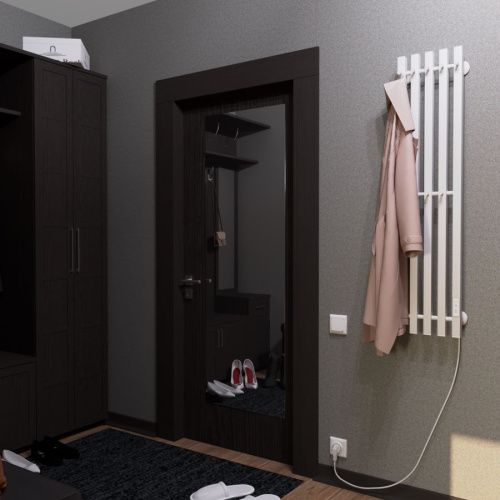 Полотенцесушитель электрический Маргроид Inaro профильный Inaro-12024-1081-9016R 25х120 белый - фото 4