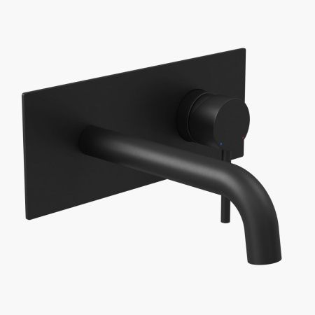 Смеситель для раковины Berges VENTAS 76010 встраиваемый в стену черный