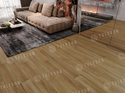 SPC ламинат Tulesna Ottimo 1004-6 Grazioso толщина 0.4 см 43 класс 1220х183 - фото 5