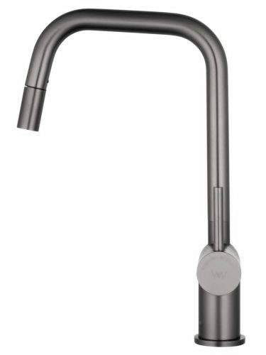 Смеситель для кухни Wonzon & Woghand WW-6018-BGG на мойку серый - фото 3