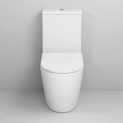 Унитаз напольный с бачком Grossman Color GR-4480MS белый с сиденьем микролифт безободковый каскадный смыв - фото 3