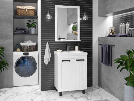 Тумба под раковину Misty Спарта П-Спа-06065-01-01 60х50 напольная цвет белый