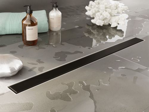 Душевой лоток Plumberia Selection PSM MODULAR PSM60NO 60х5 черный - фото 4