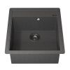 Кухонная мойка Uperwood Quartz Premium UPD-07 3910202126 45х50 цвет серый поверхность матовая